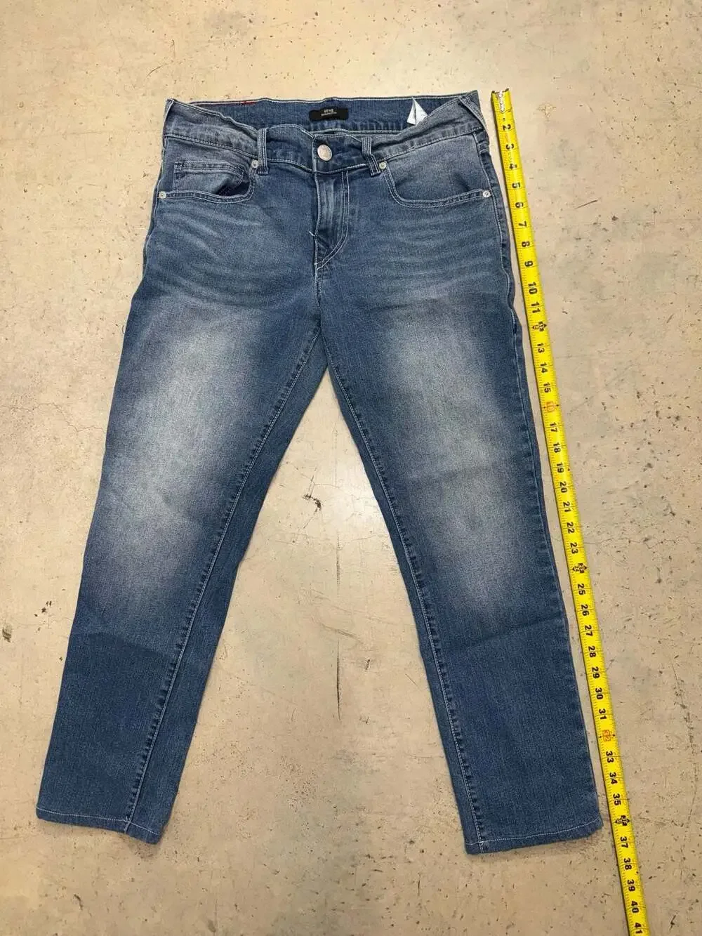 True Religion Geno Relaxed Slim Blue Denim Jeans Size 30